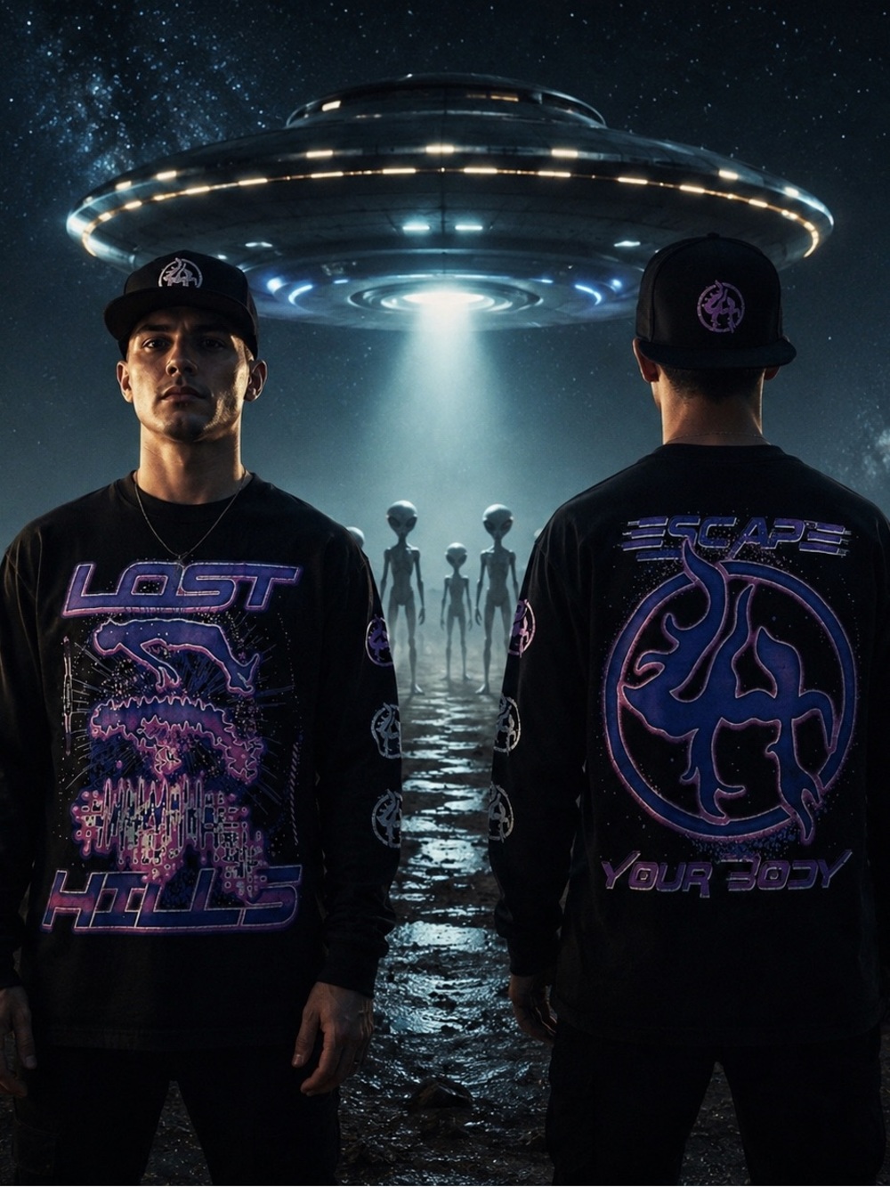 Lost Hills ‘Escape your body’ Long Sleeve